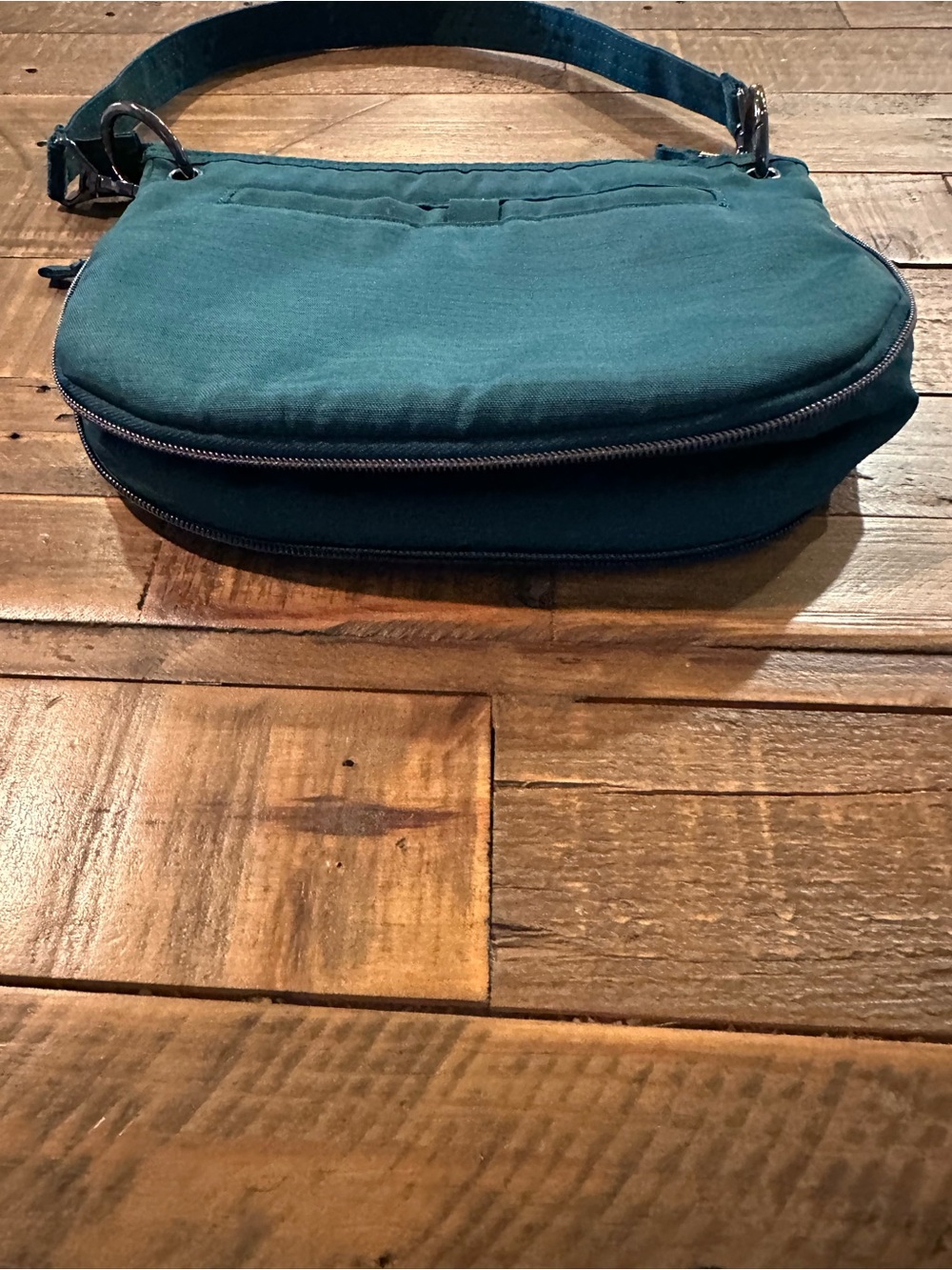 Lug Teal Quilted Shoulder Bag - Picture 3 of 6
